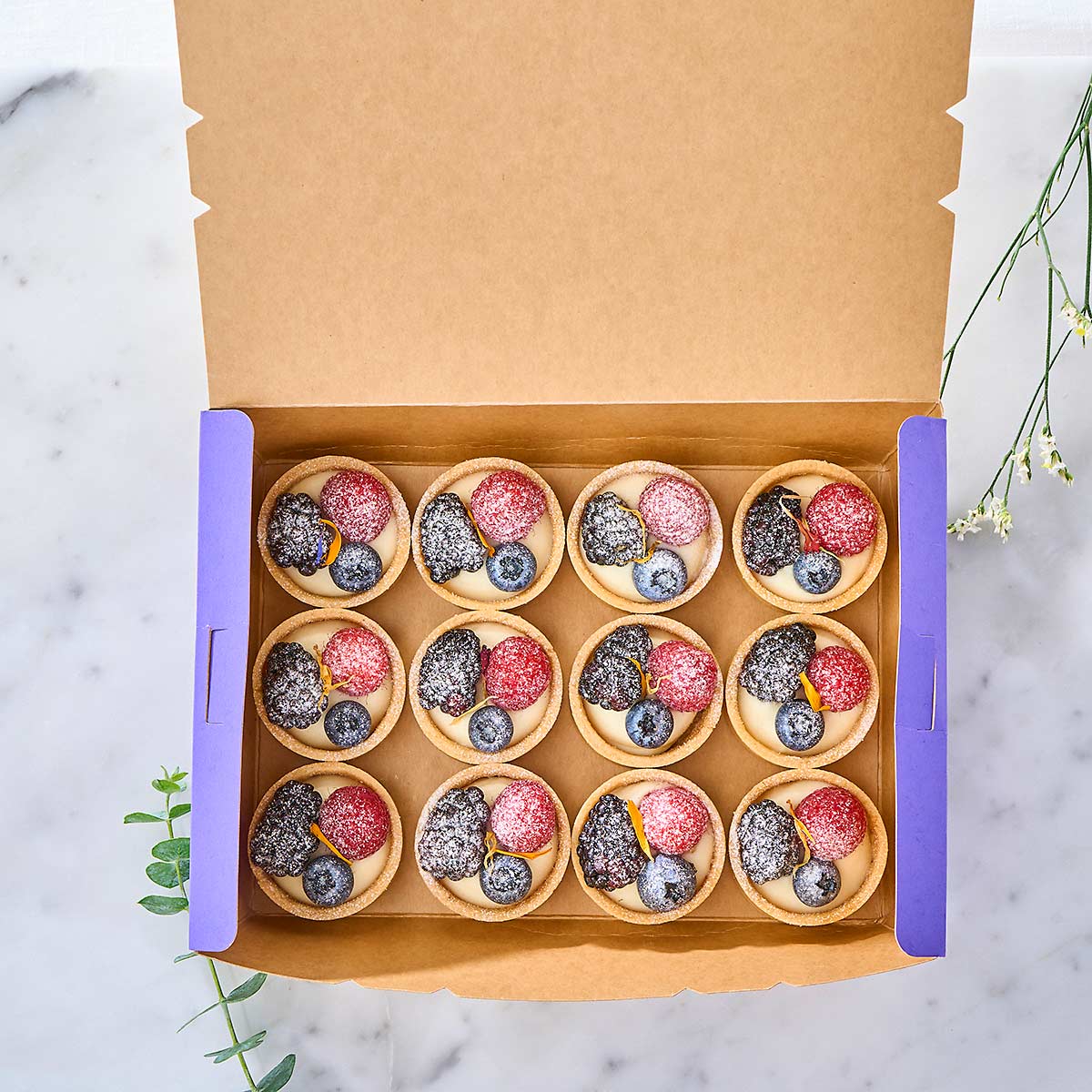 Mini Fruit Tarts (box of 12) - Image 3