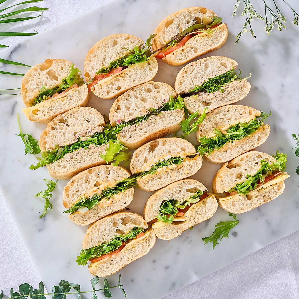 Assorted Finger Sandwiches - Light (For 12-16 Persons) - Image 3