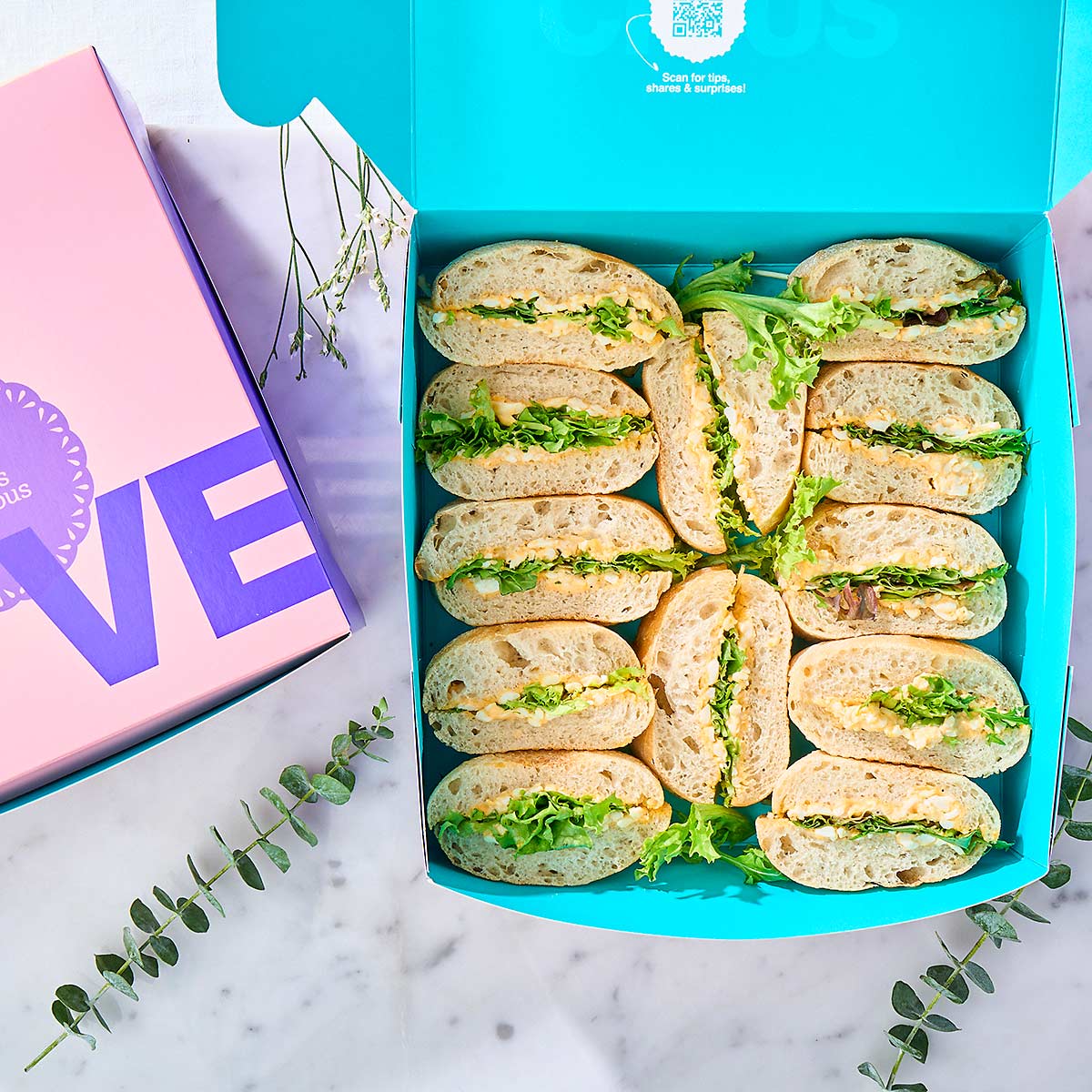 Assorted Finger Sandwiches - Light (For 12-16 Persons) - Image 4