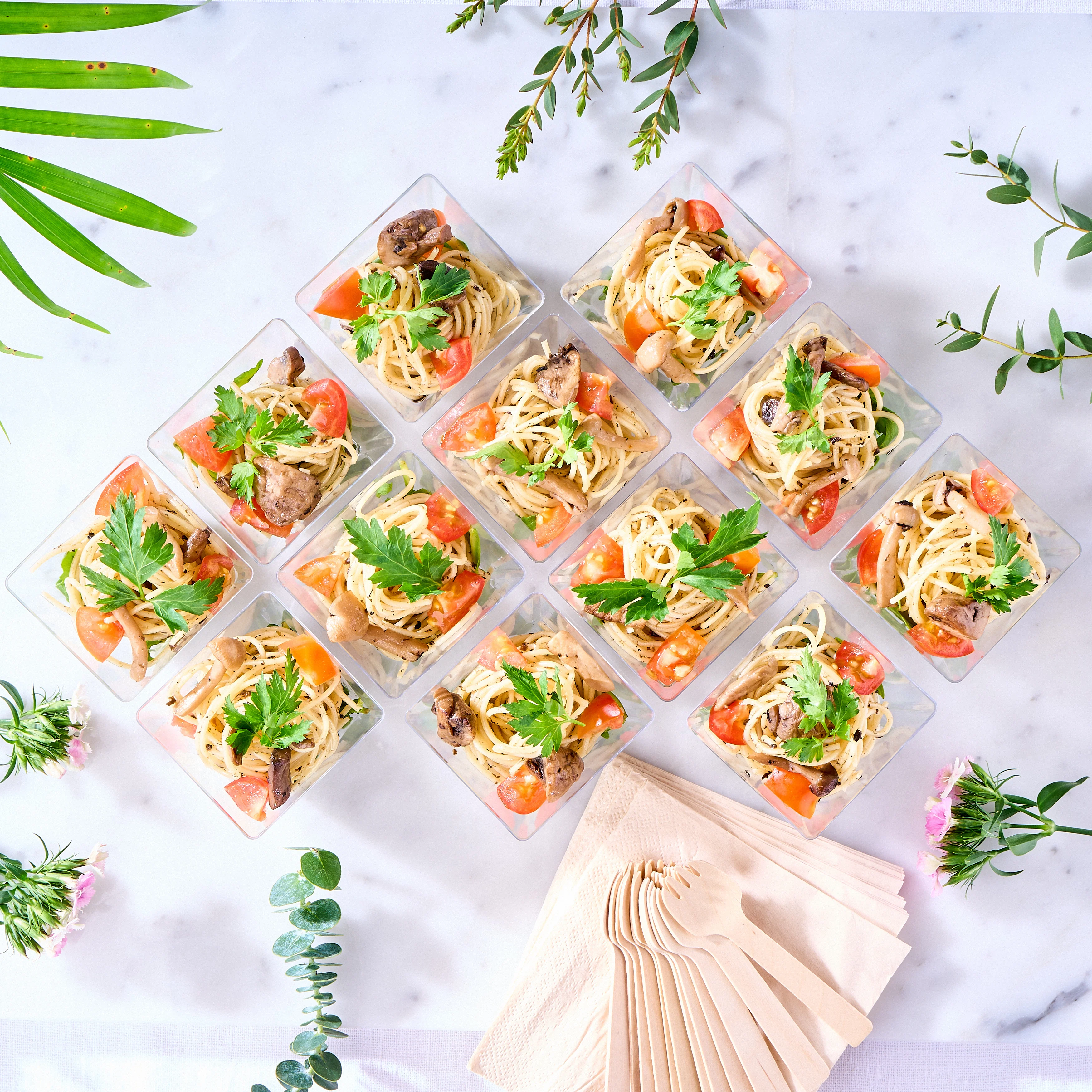 Cold Truffle Angel Hair Pasta - In Cups (Box of 12) (Vegan) - Image 3