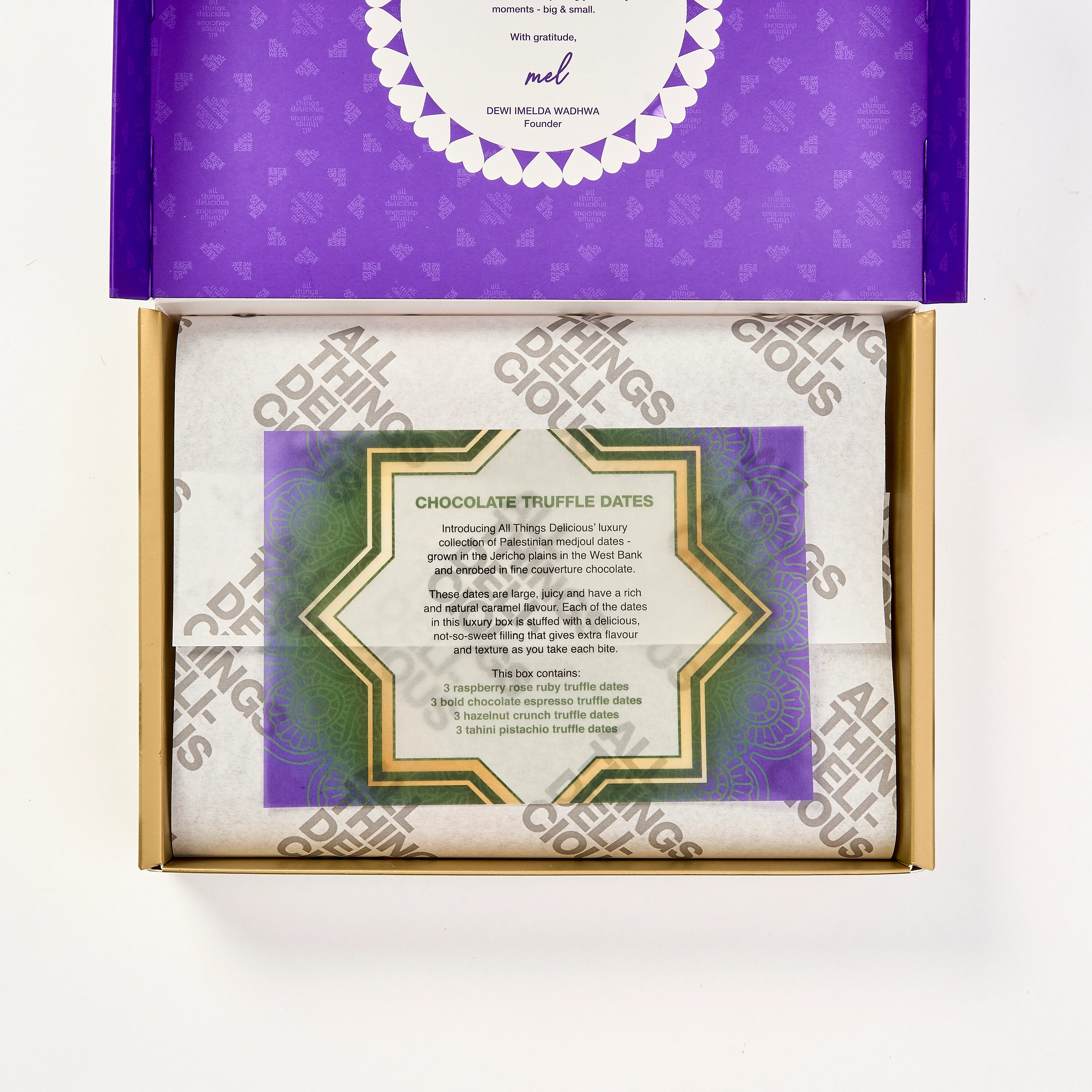 Chocolate Truffle Dates Gift Box (GF) - Image 6