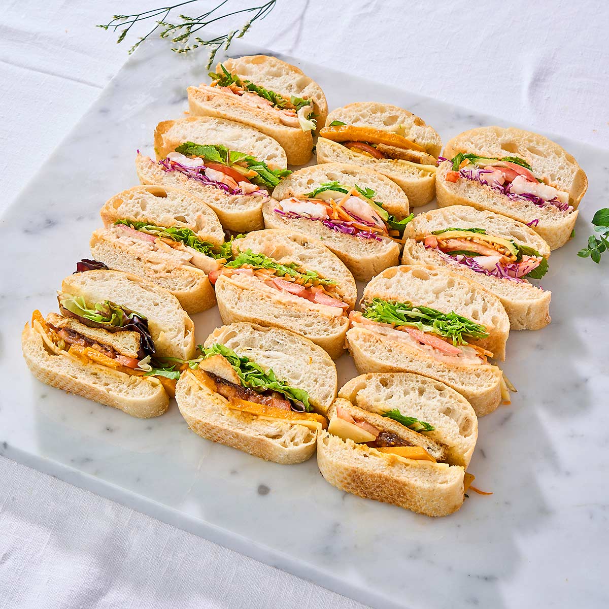 Assorted Finger Sandwiches - Premium (For 12-16 Persons) - Image 4