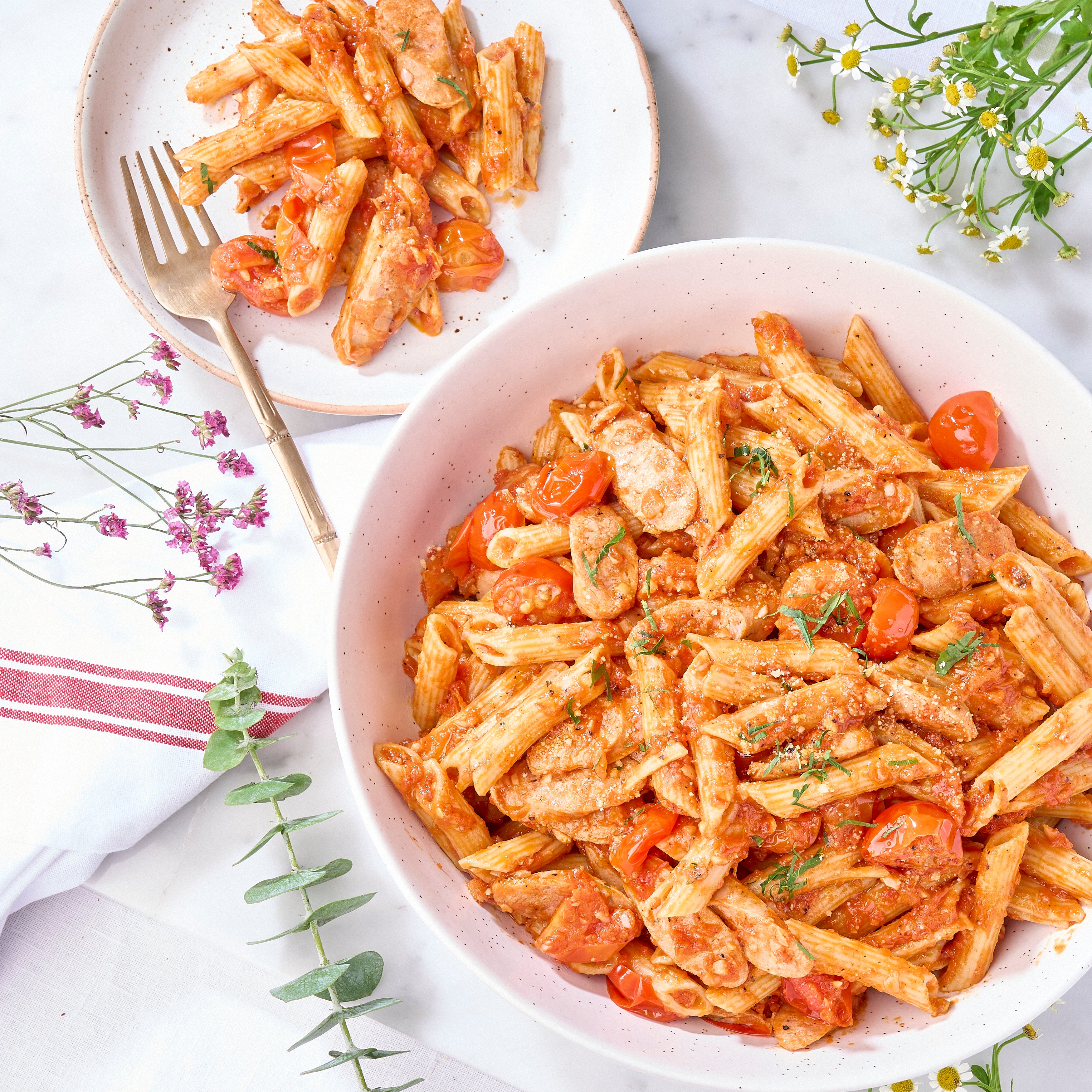 Fennel Sausage & Cherry Tomatoes Pasta Tray - Image 5