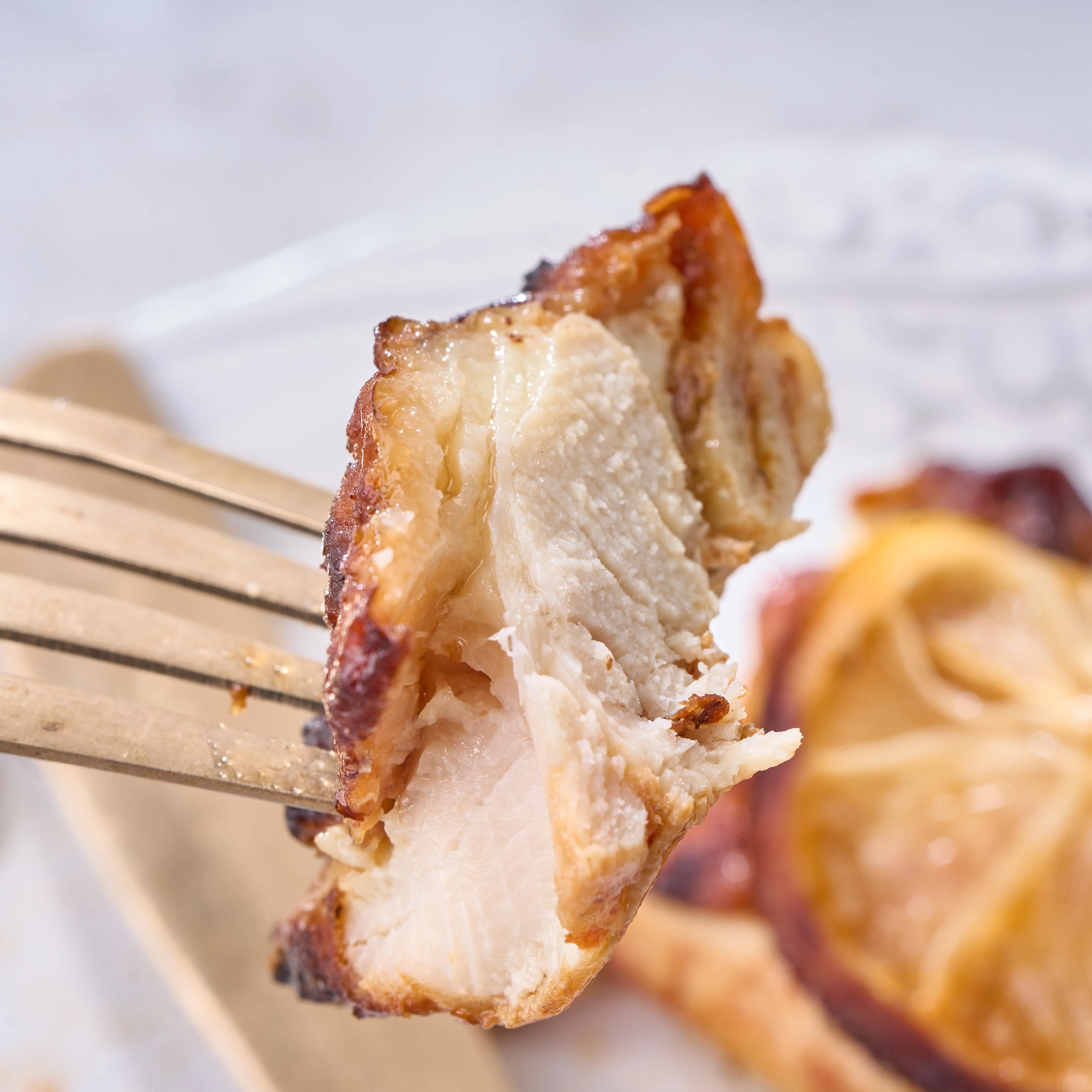 Harissa-Roasted Chicken Leg with Lemons - Image 3