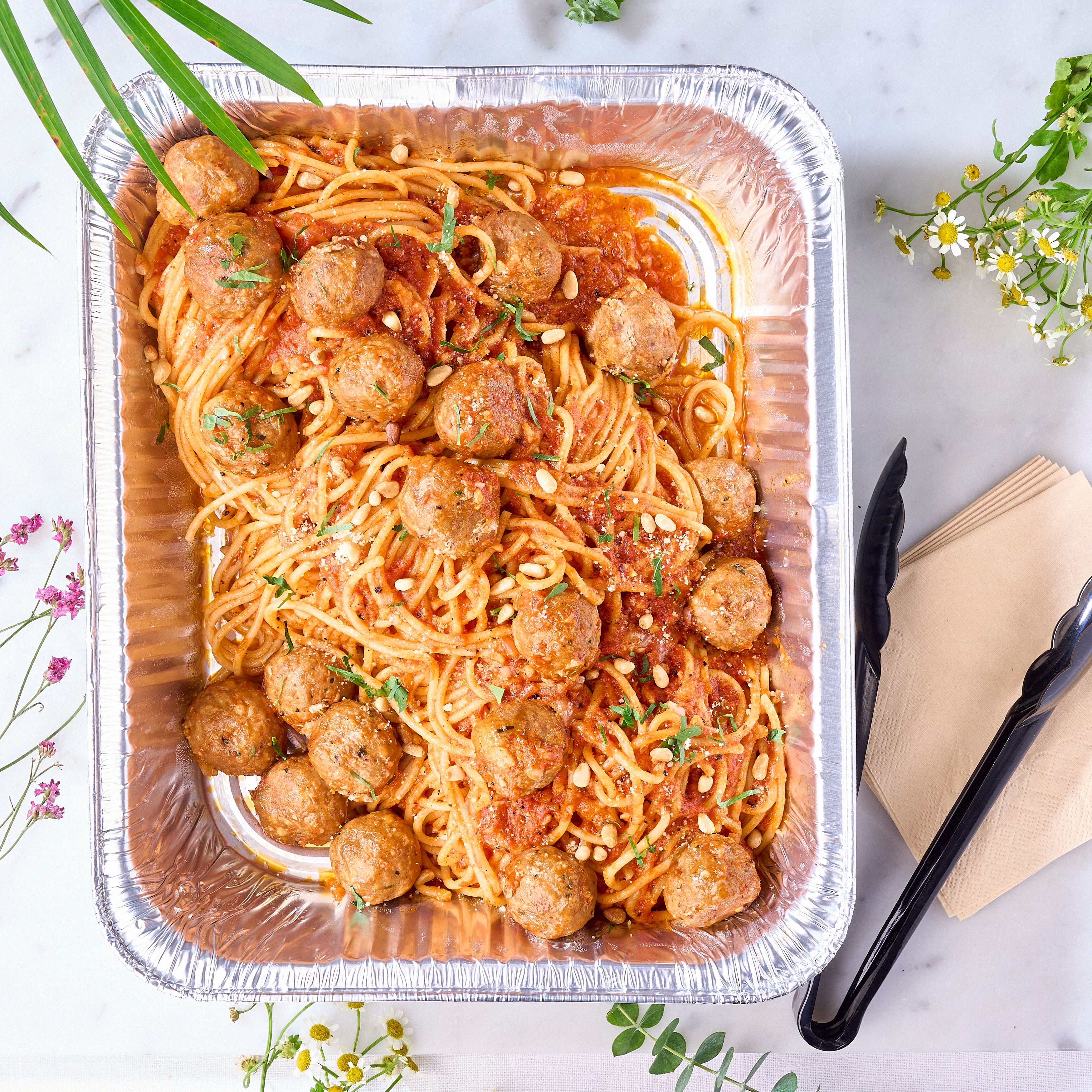 Spicy Lamb Meatballs Pasta Tray - Image 4